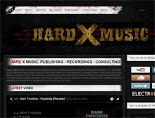 Tablet Screenshot of hardxmusic.com